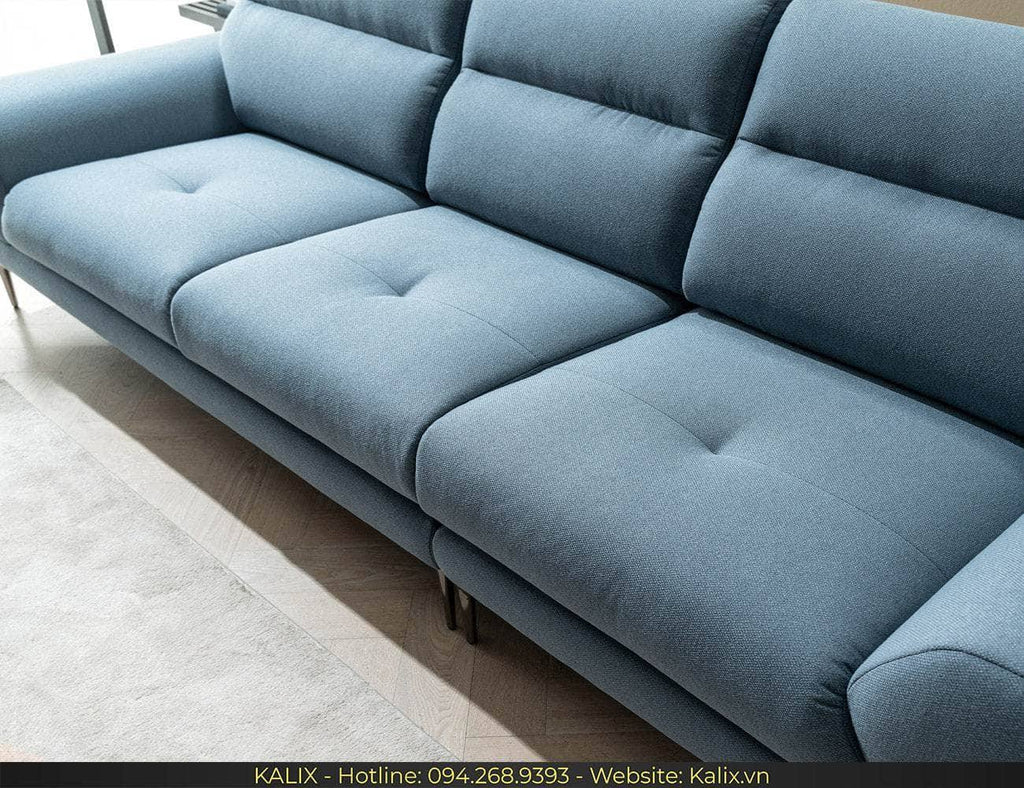 Sofa AMANDA - Sofa văng nỉ 3 chỗ không gật gù KALIX