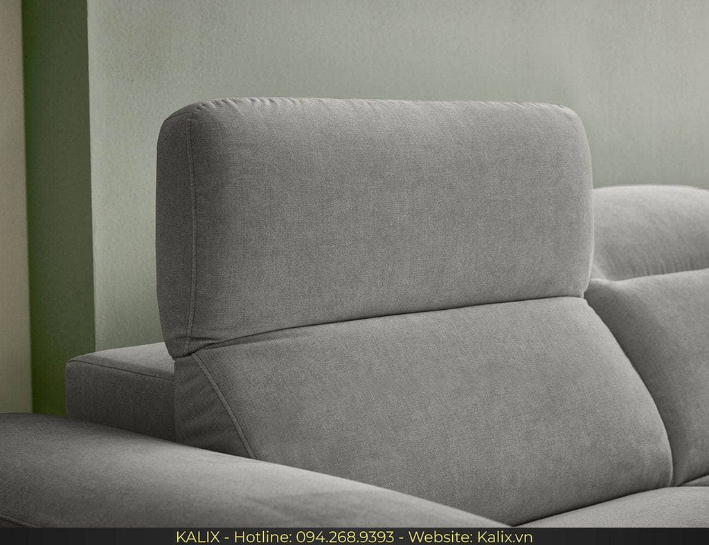 Sofa COREY - Sofa văng nỉ 3 chỗ tựa gật gù KALIX