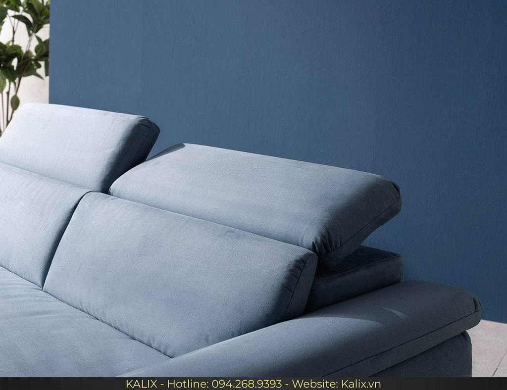 Sofa FORTUNA - Sofa văng nỉ 2 chỗ tựa gật gù KALIX