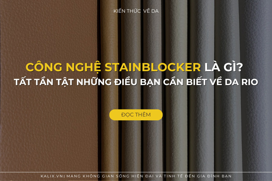 Công nghệ Stainblocker là gì? Tất tần tật những điều bạn cần biết về da Rio