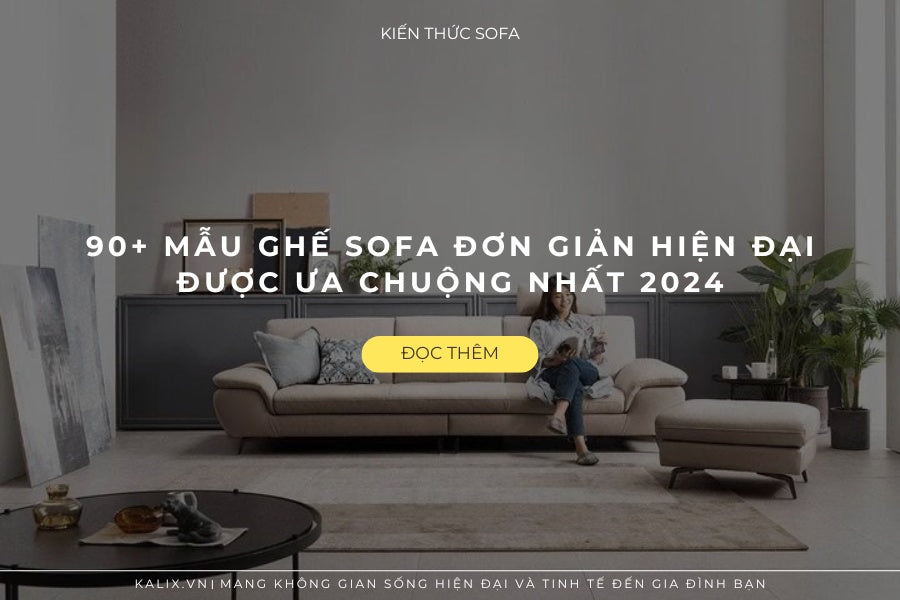 Mẫu ghế sofa đơn giản hiện đại