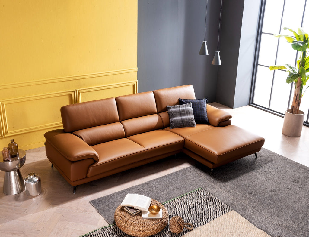 Sofa góc da tựa liền - BERNI - 13