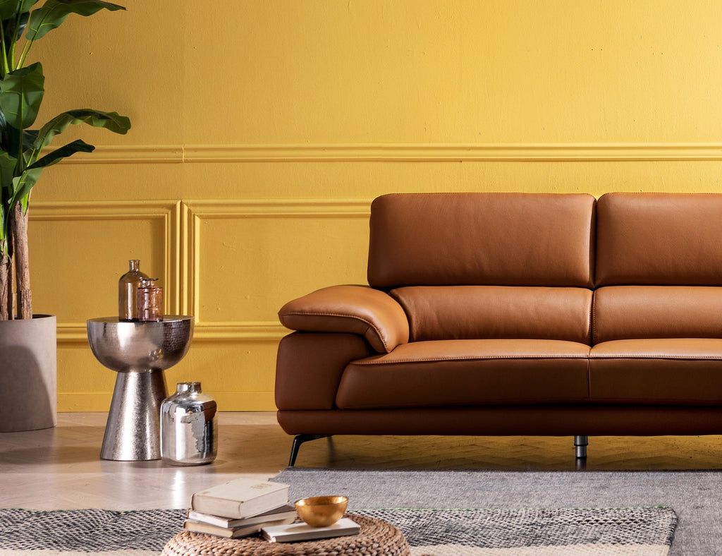 Sofa góc da tựa liền - BERNI - 15