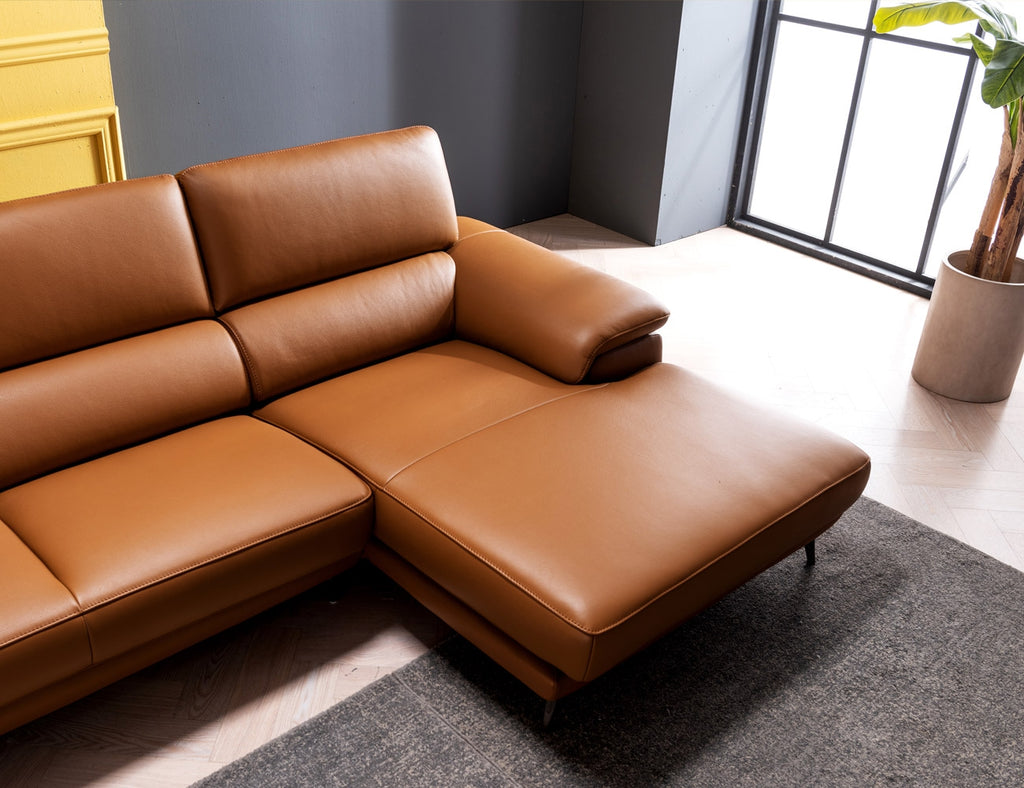 Sofa góc da tựa liền - BERNI - 16