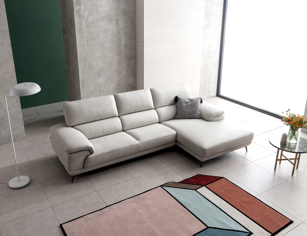 Sofa góc da tựa liền - BERNI - 12