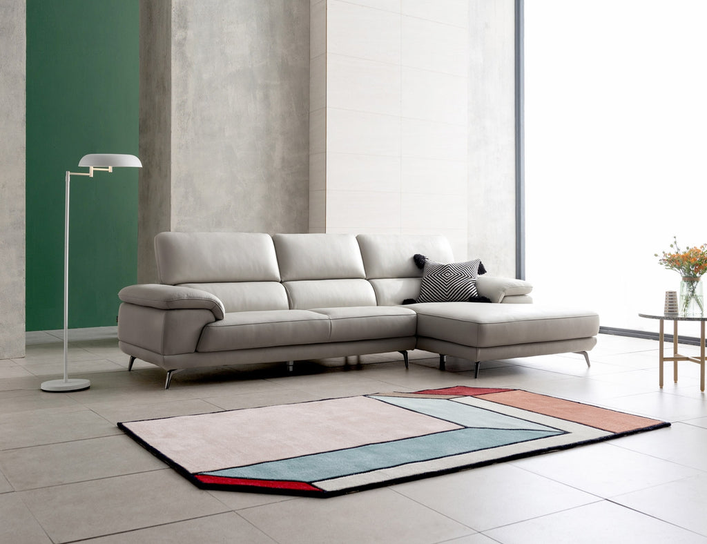 Sofa góc da tựa liền - BERNI - 18