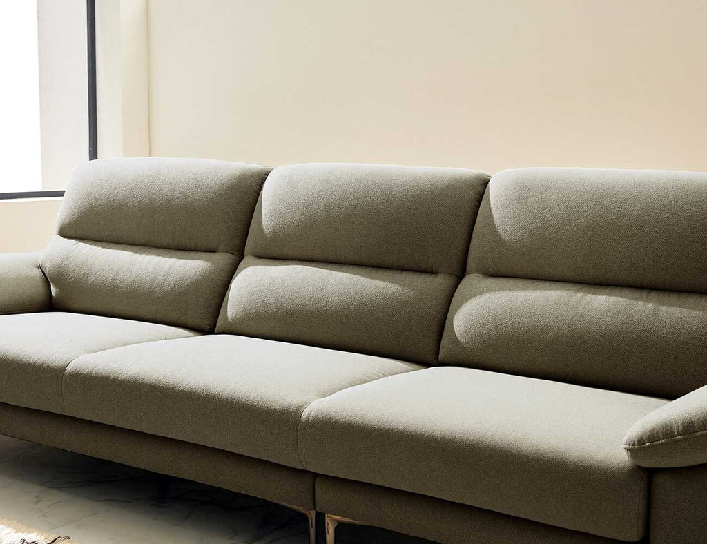 Sofa văng nỉ 3 chỗ tựa liền ROSA - 03