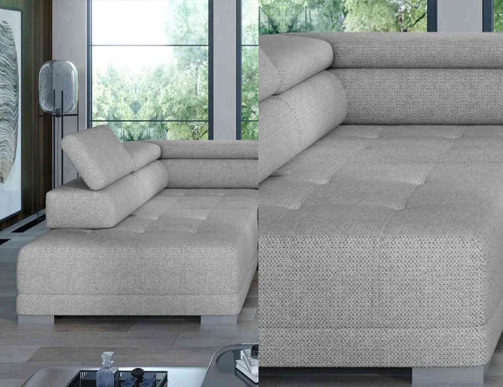 Sofa góc chữ U bọc nỉ - Coventry - 04