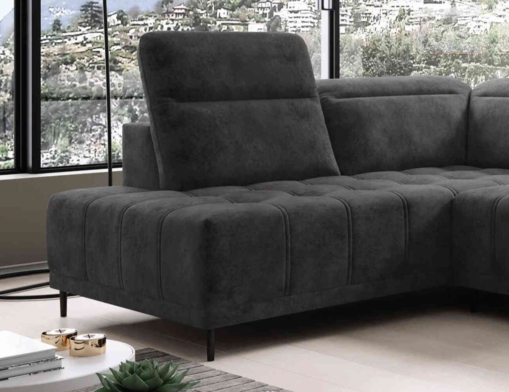 Sofa góc chữ U bọc nỉ - Flair - 04