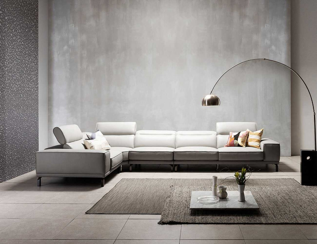 Sofa góc da 5 chỗ tựa gật gù -C.MILANO - 15