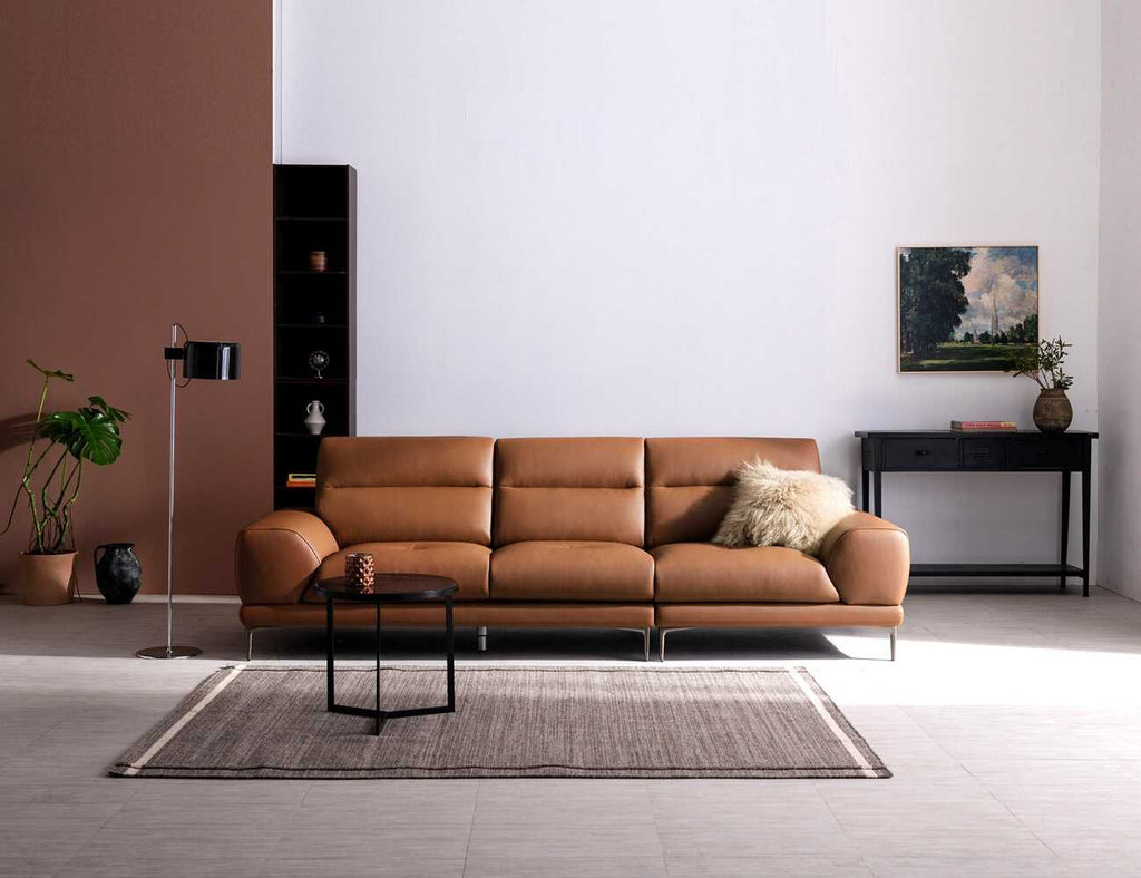 AMANDA - Sofa văng da 3 chỗ tựa liền - 03