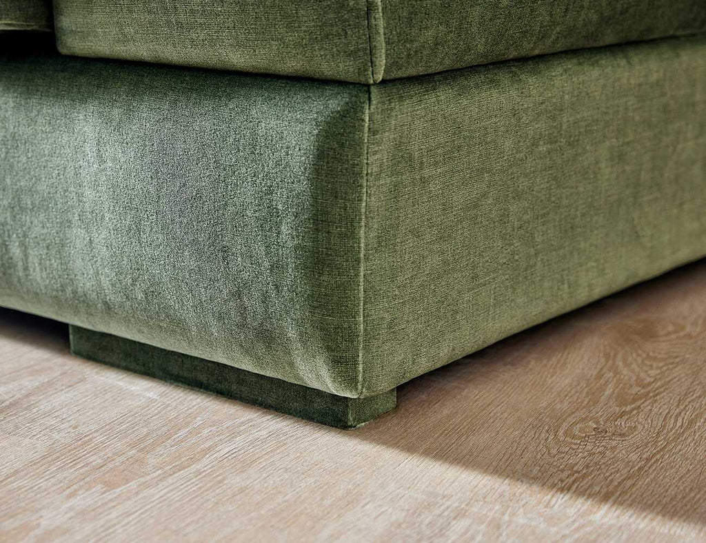 Sofa văng nỉ 2 chỗ tựa liền - ANDEX - 04