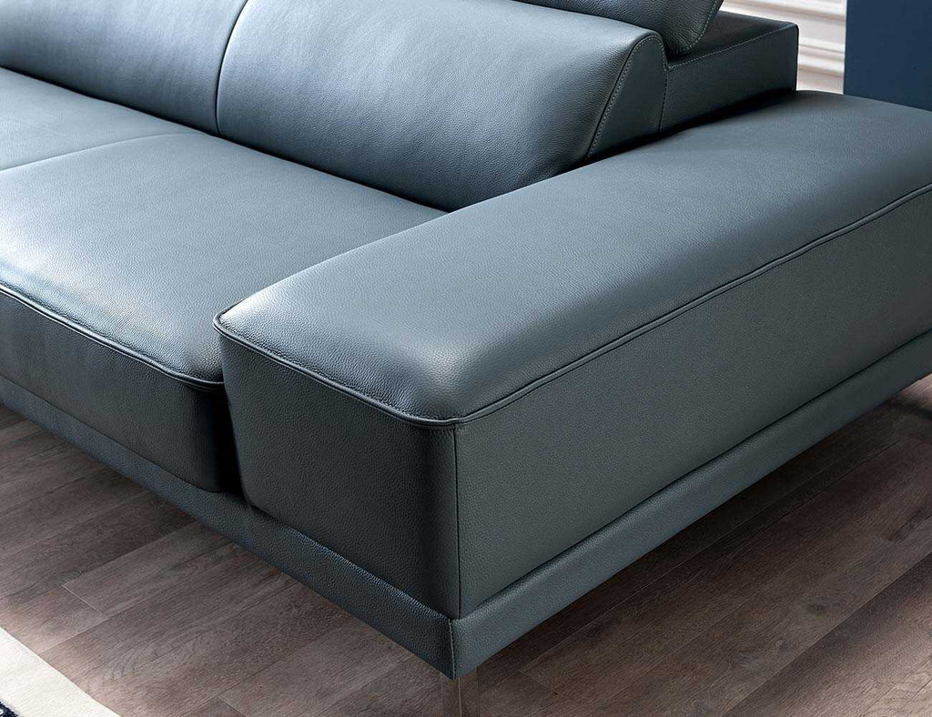 Sofa văng da 3 chỗ tựa gật gù - ANDY - 03