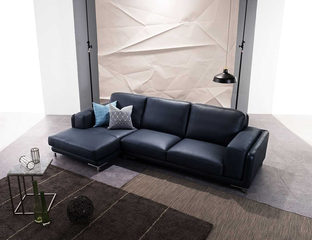 Sofa góc da 3 chỗ tựa liền - APEX - 05