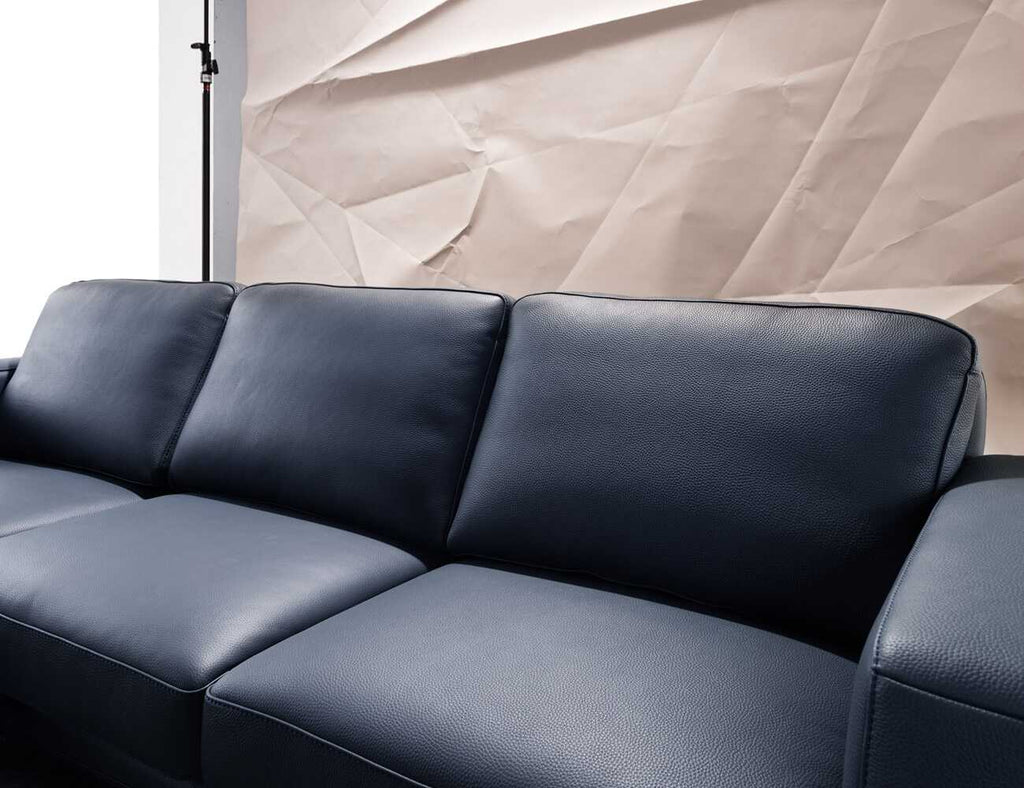 Sofa góc da 3 chỗ tựa liền - APEX - 08