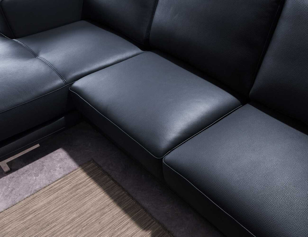 Sofa góc da 3 chỗ tựa liền - APEX - 09