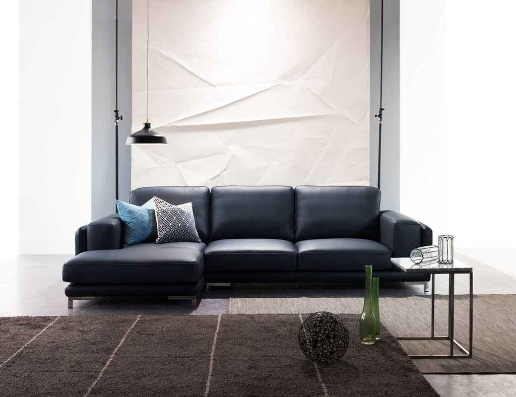 Sofa góc da 3 chỗ tựa liền - APEX - 06