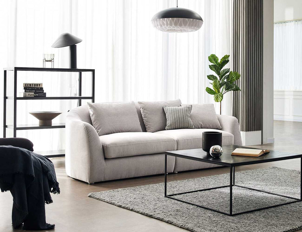 Sofa văng nỉ 2 chỗ tựa liền - AREN - 20