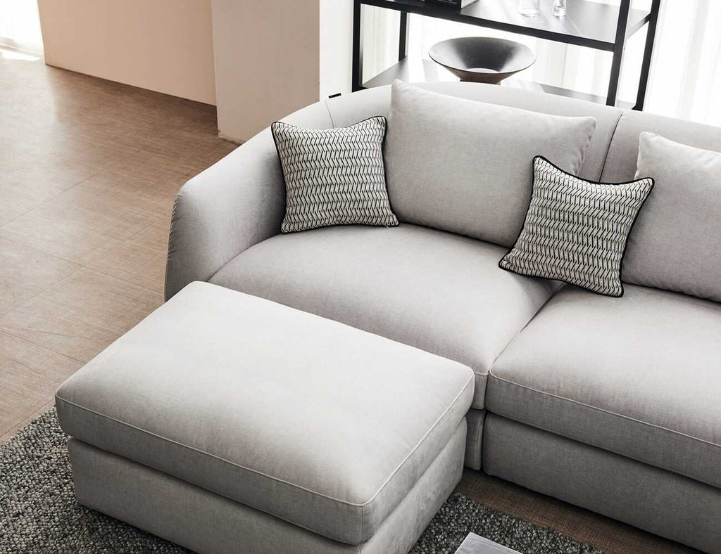 Sofa văng nỉ 2 chỗ tựa liền - AREN - 202