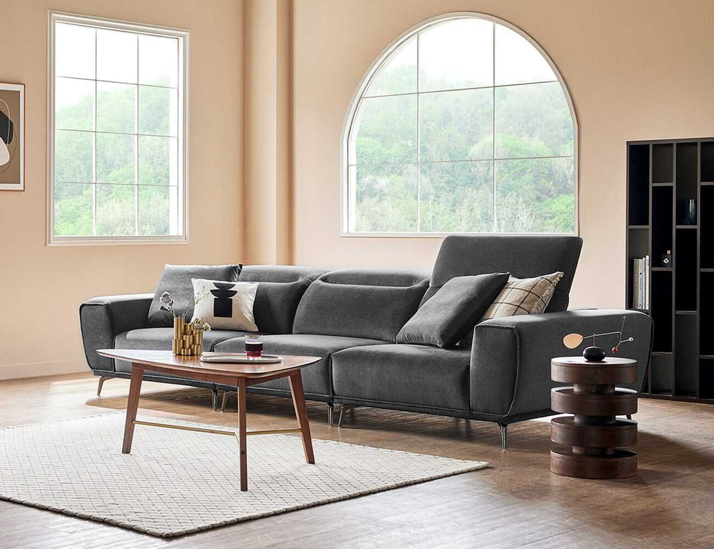 Sofa văng nỉ 3 chỗ tựa gật gù - ARIEL - 13