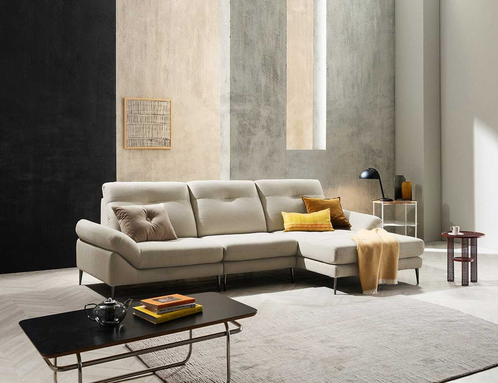 Sofa góc nỉ 3 chỗ tựa liền - AVENUE - 20