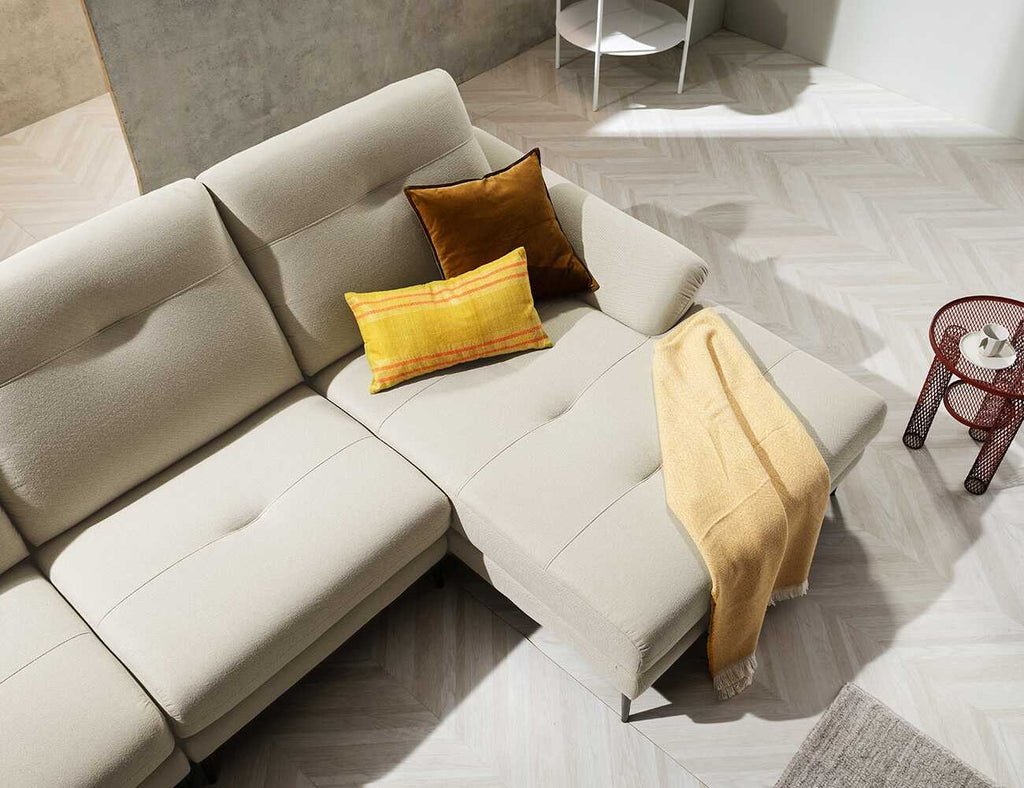 Sofa góc nỉ 3 chỗ tựa liền - AVENUE - 22