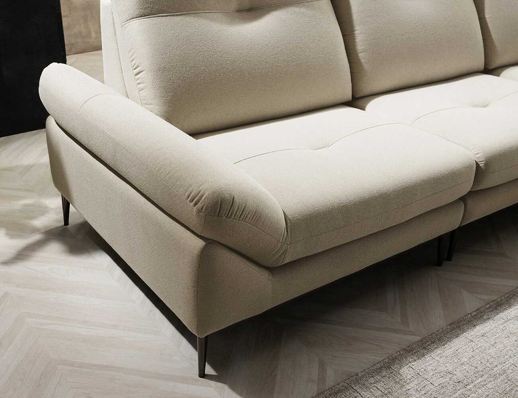 Sofa góc nỉ 3 chỗ tựa liền - AVENUE - 23