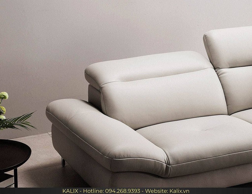 Sofa AVENUE - Sofa văng da 2 chỗ tựa gật gù KALIX