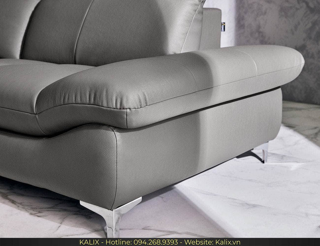 Sofa AVENUE - Sofa văng da 3 chỗ tựa gật gù KALIX