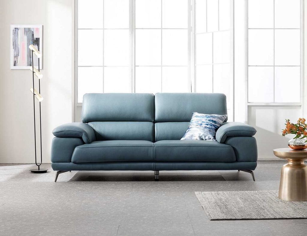 Sofa văng da 2 chỗ tựa liền - BERNI - 15