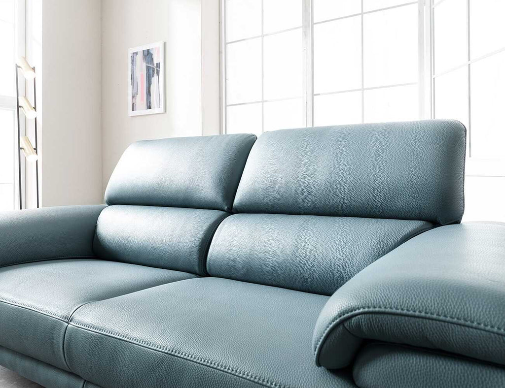 Sofa văng da 2 chỗ tựa liền - BERNI - 16