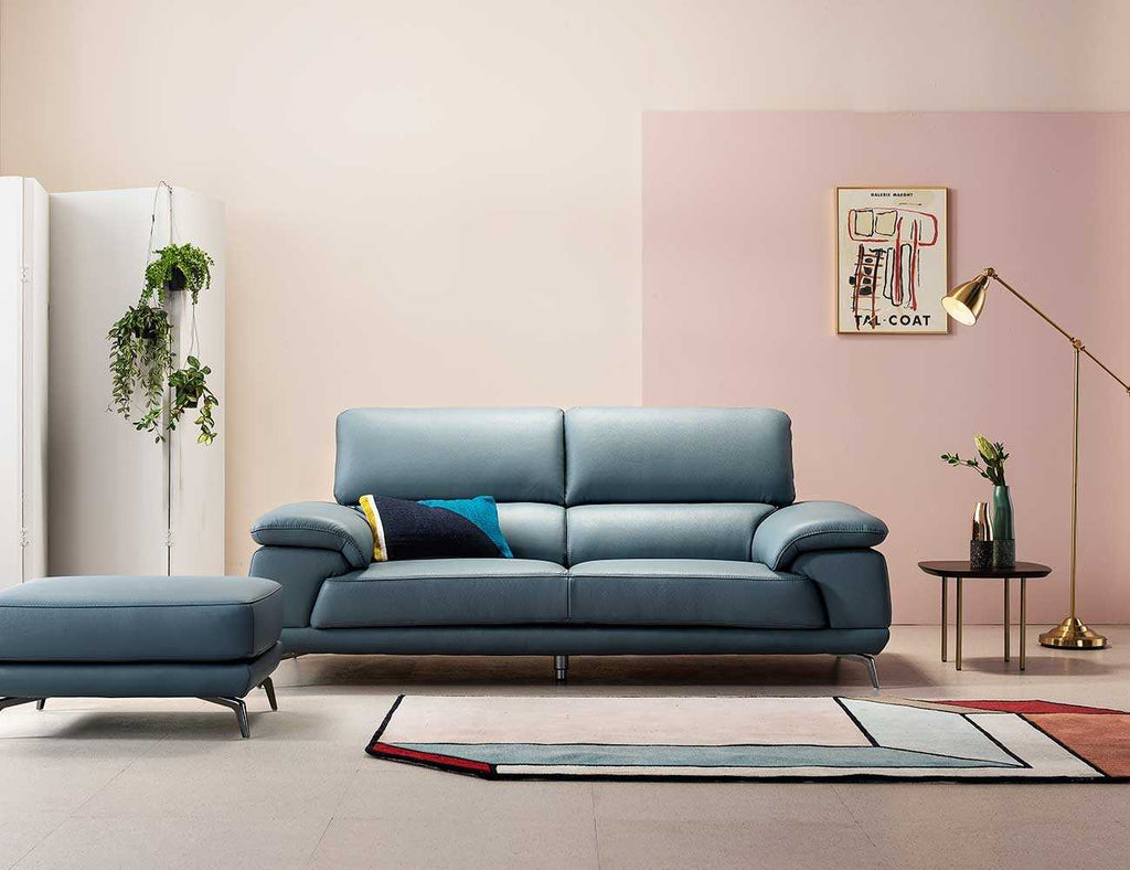 Sofa văng da 2 chỗ tựa liền - BERNI - 19