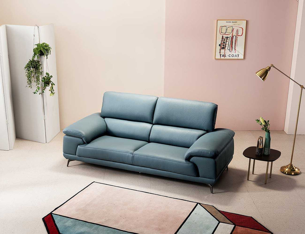 Sofa văng da 2 chỗ tựa liền - BERNI - 20