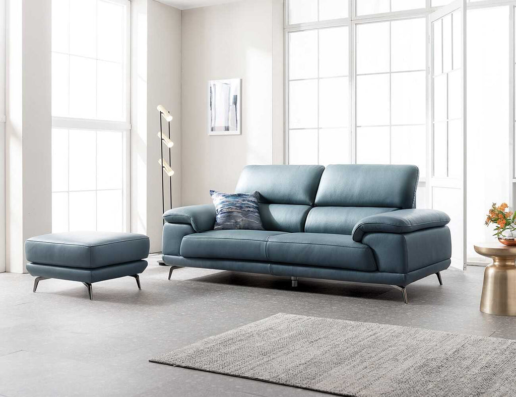 Sofa văng da 2 chỗ tựa liền - BERNI - 24