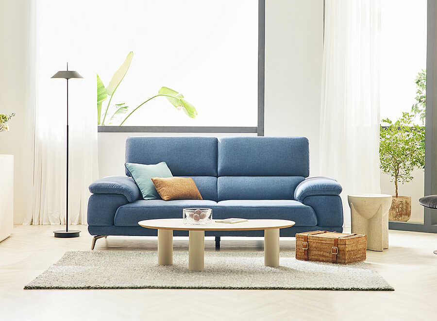 Sofa văng nỉ 2 chỗ tựa liền - BERNI - 16