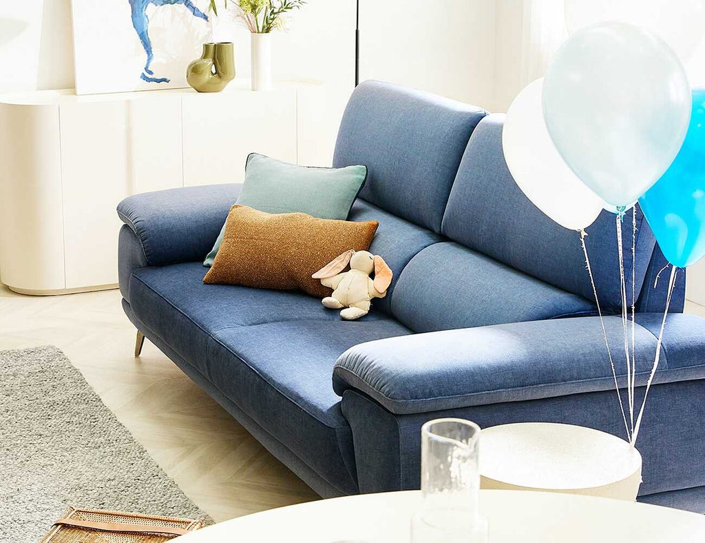 Sofa văng nỉ 2 chỗ tựa liền - BERNI - 13