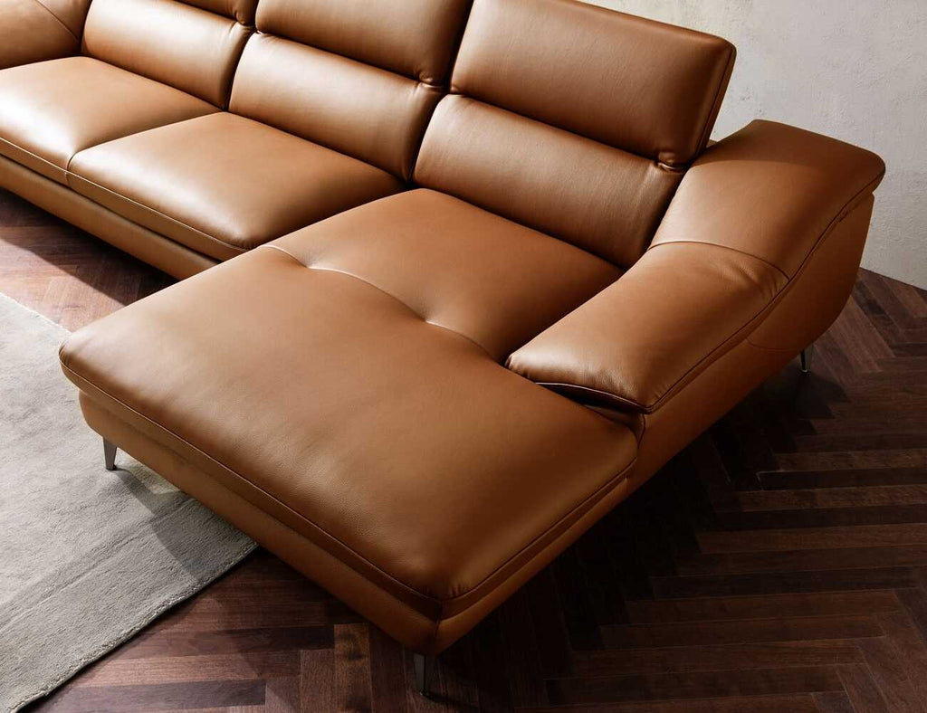 Sofa góc da 3 chỗ tựa gật gù - BIGGY - 13