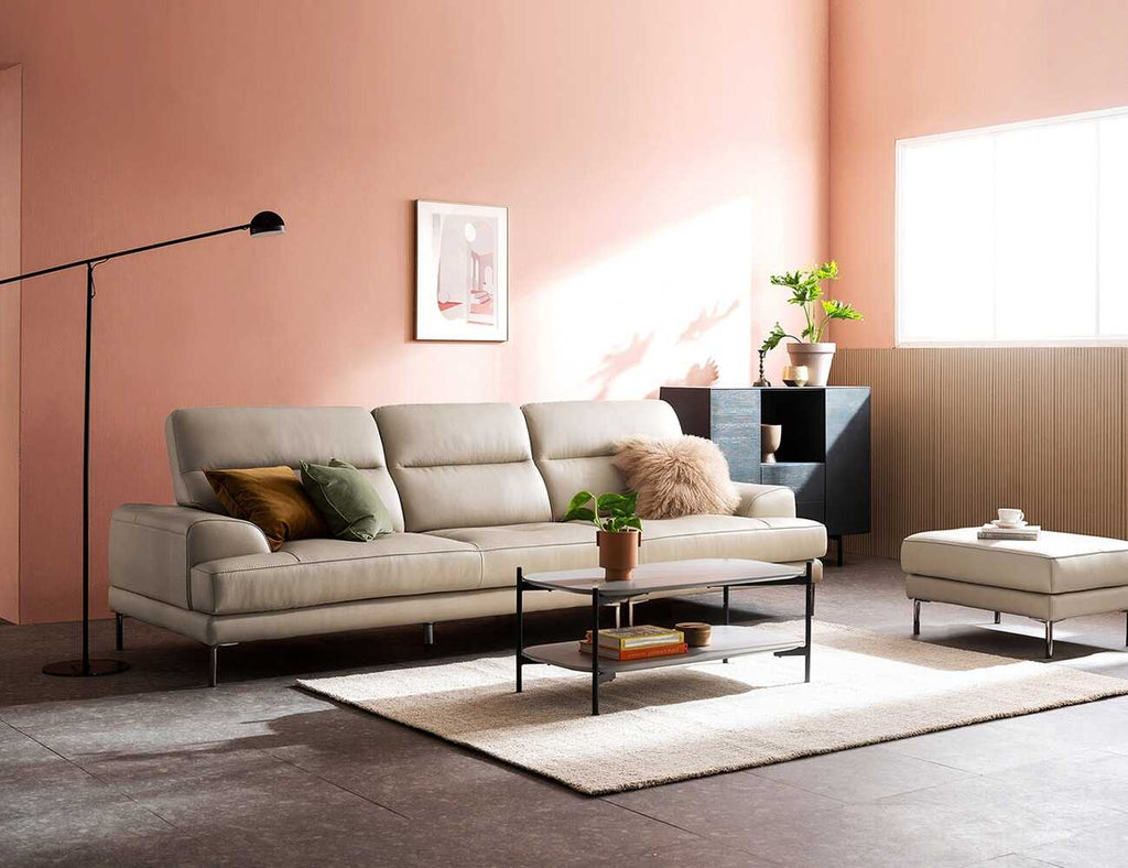 Sofa văng da 3 chỗ tựa liền - BLAIR - 18