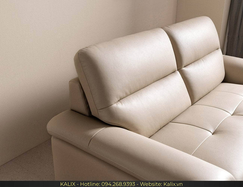 Sofa CELINA - Sofa văng da 2 chỗ không gật gù KALIX