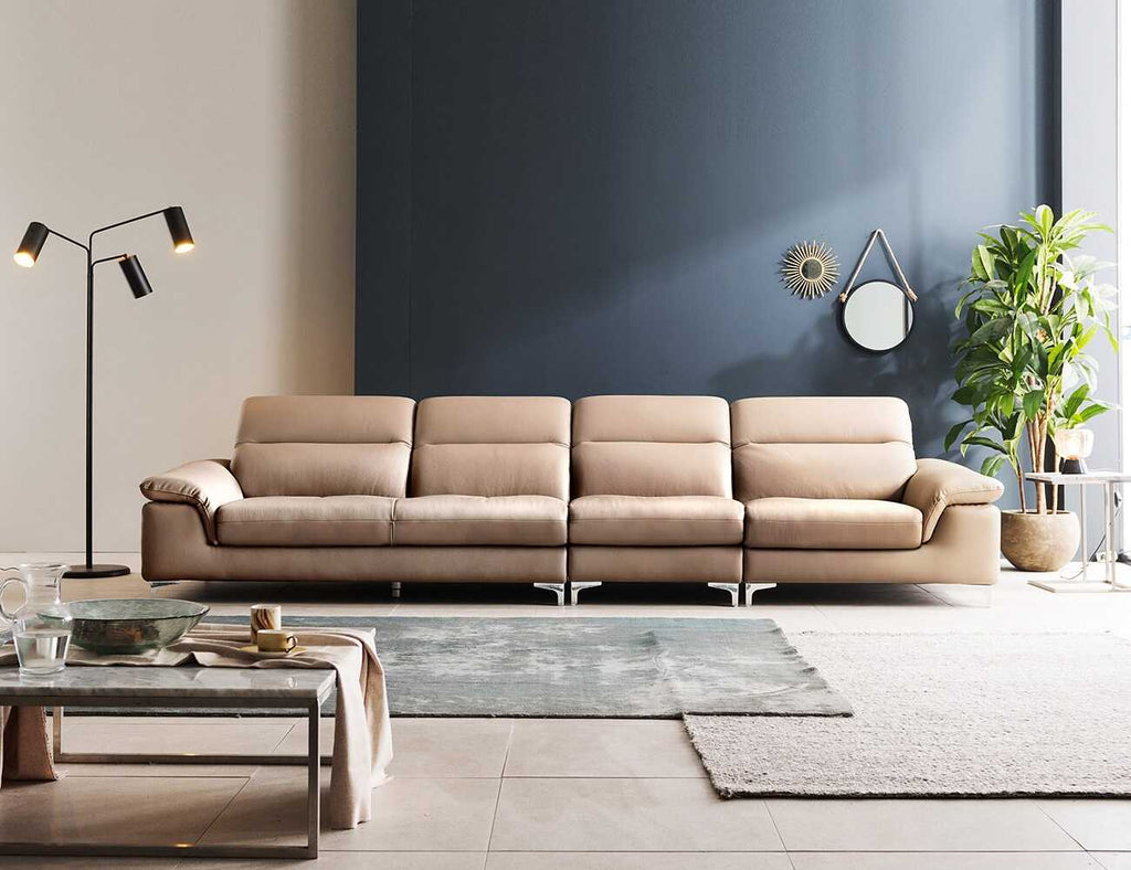 Sofa văng da 4 chỗ gật gù - CELINA - 11