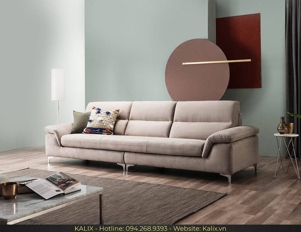 Sofa CELINA - Sofa văng nỉ 3 chỗ không gật gù KALIX