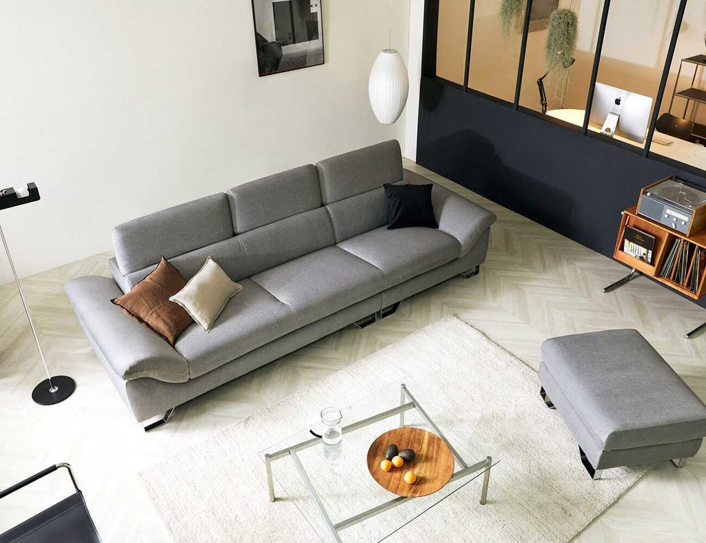 Sofa văng nỉ 3 chỗ tựa gật gù COLIN - 03