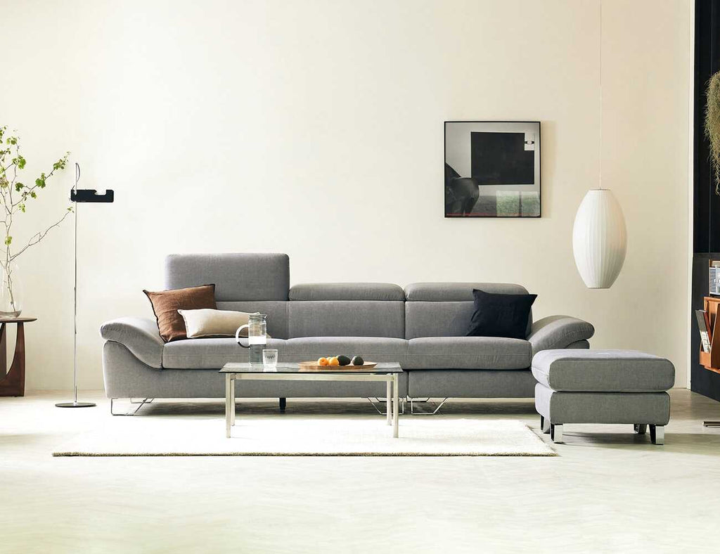 Sofa văng nỉ 3 chỗ tựa gật gù COLIN - 01