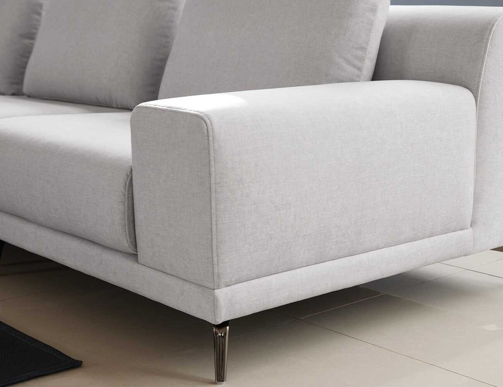 Sofa văng nỉ 3 chỗ tựa liền CORENTIN - 04