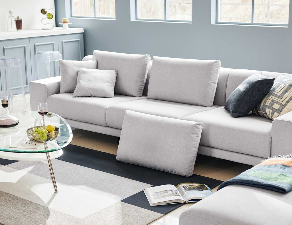 Sofa văng nỉ 3 chỗ tựa liền CORENTIN - 03