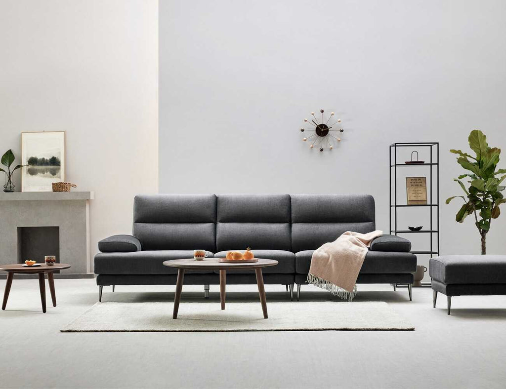 Sofa văng nỉ 3 chỗ tựa liền - COREY - 39