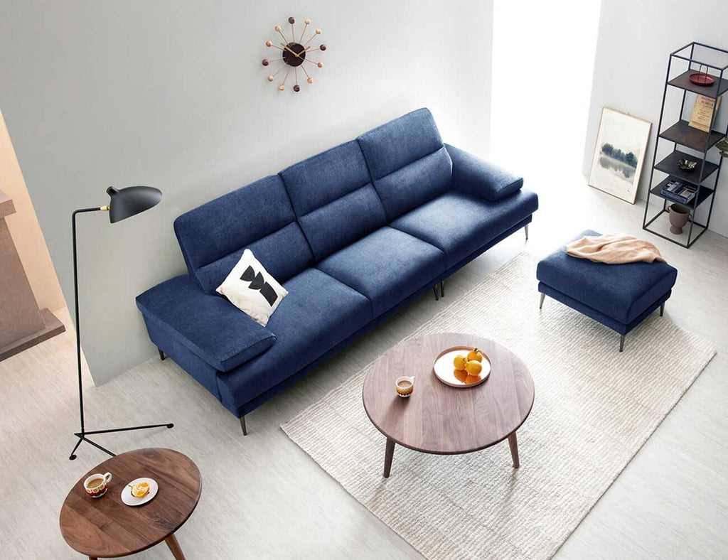 Sofa văng nỉ 3 chỗ tựa liền - COREY - 46