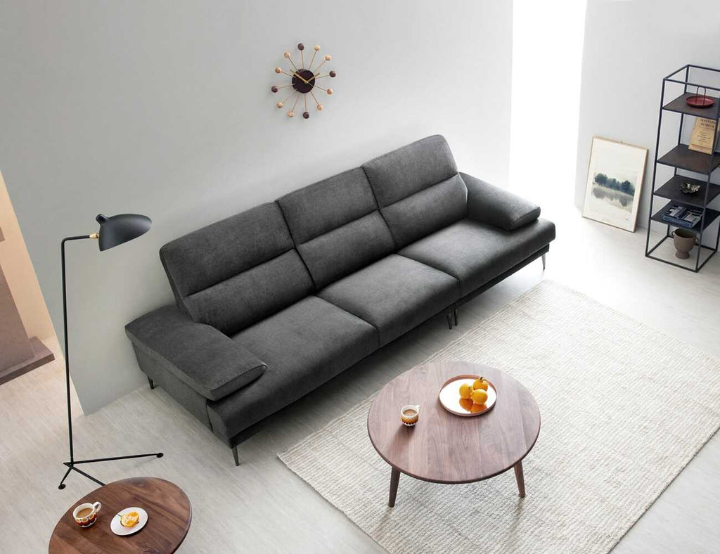 Sofa văng nỉ 3 chỗ tựa liền - COREY - 40