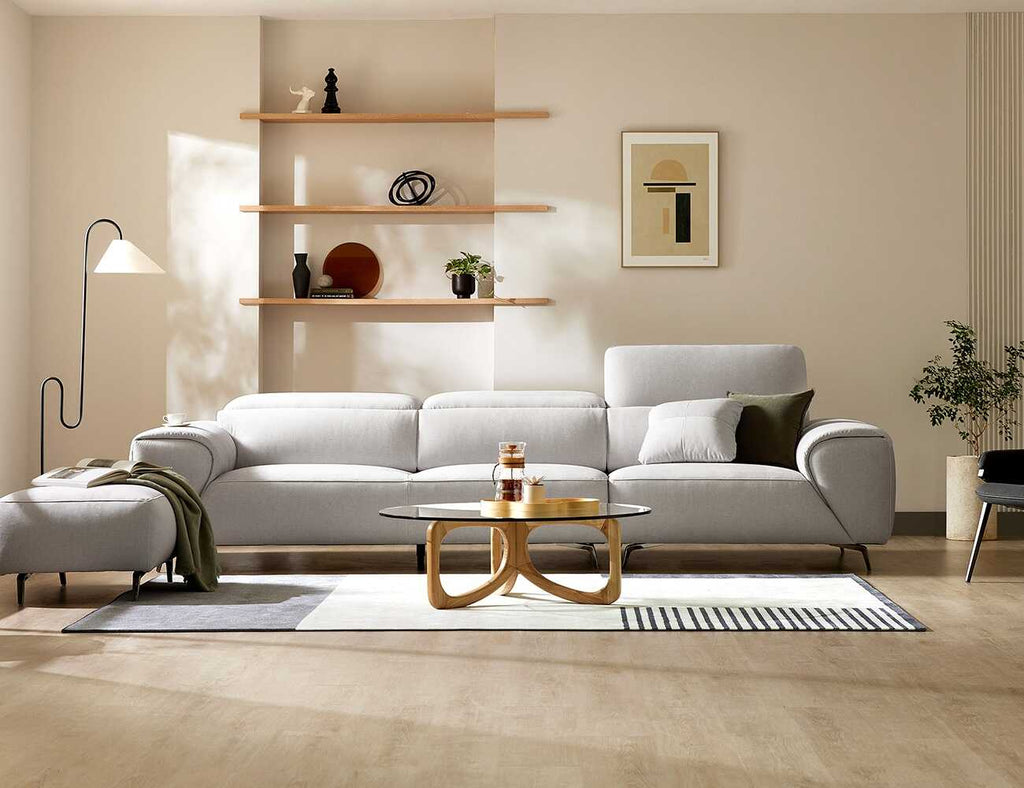 Sofa văng nỉ tựa gật gù - CYRUS - 24