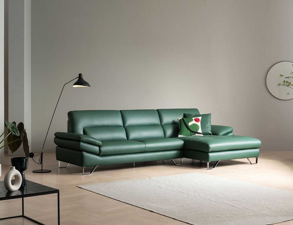 Sofa góc da 3 chỗ tựa liền DALLAS